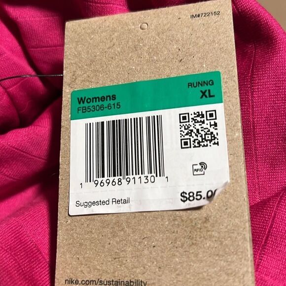 🆕 Nike Pink Nike Therma-FIT Swift Element Turtleneck size XL - Picture 3 of 7